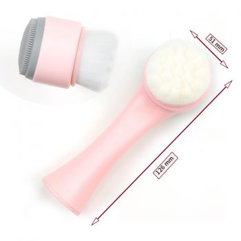 Newest 2025 best-selling double-sided facial wash brush