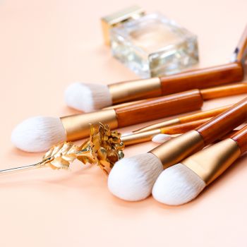 High-end short makeup brush handle of 8 pcs in one set