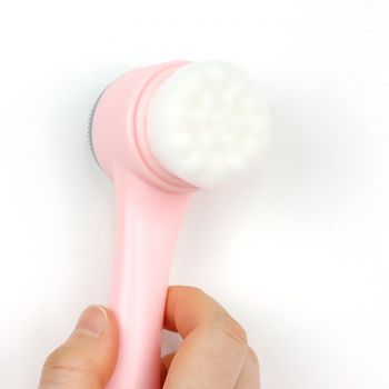 Newest 2025 best-selling double-sided facial wash brush