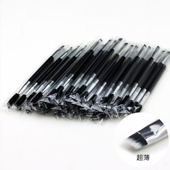 Double-headed blade brush and eyebrow brush
