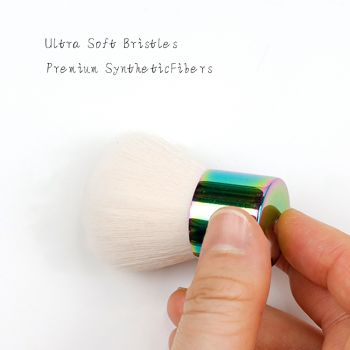 Mini Colorful kabuki brush for Blush