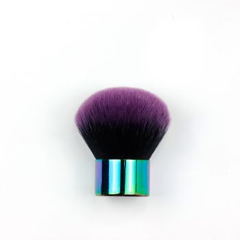 Mini Colorful aluminum tube with Gradient color nylon fiber wool Kabuki