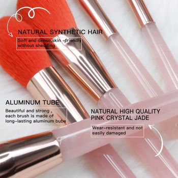 New best-selling natural marble handle makeup brush set