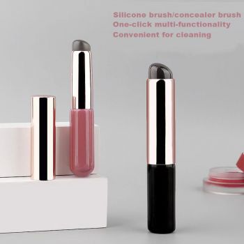 Makeup brush storage brush in the shape of fingers