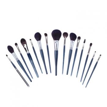 Light luxury blue sequin spray painting process wooden handle with Box
