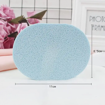 OEM and ODM Facial Sponge Puff Customized Wash Face Cleaning Makeup Remover Absorbent Sponge Exfoliating Face Puff