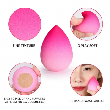 Latest Style Gradient Color Beauty Blend Makeup Sponge for Foundation BB Cream