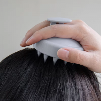 Custom Logo Silicone Shampoo Brush Wholesale Silicone Hair Scalp Massager