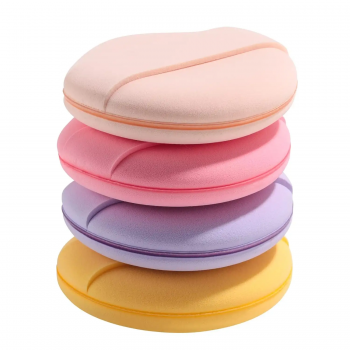New Wholesale Soft Foundation Powder Puff Makeup Sponges Round Shape Powder Puff