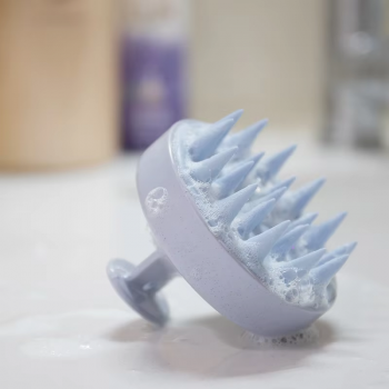 Custom Logo Silicone Shampoo Brush Wholesale Silicone Hair Scalp Massager