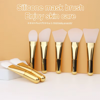 New Silicone Mask Brushes Flexible Facial Mud Mask Applicator Face Cleaning Brush Make up Tool