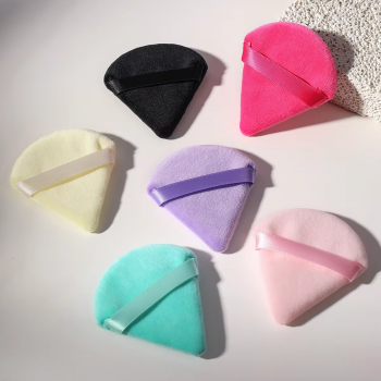 Triangle Cushion Powder Puff Loose Sponge Washable Powder Powder Cosmetic Soft Cotton Puff