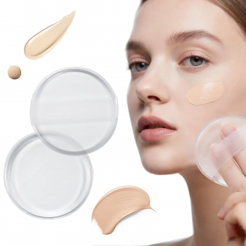 Durable Transparent Silicone Makeup Powder Puff Foundation Powder Puff Non Irritating and Comfortable Powder Puff