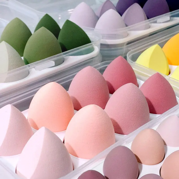Wholesale Makeup Foundation Sponge Private Label Cosmetic Beauty Powder Puff Custom Logo Blender Soft Makeup Sponge Set