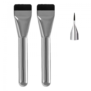 High Quality Luxury Portable Flat Shape Single Vegan Makeup Brush High Quality Liquid Foundation Brushes