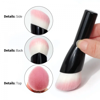 100% Cruelty Free Vegan Hair 8pcs Multi-Function Fluffy Antibacterial Synthetic Hair Makeup Set Brushes