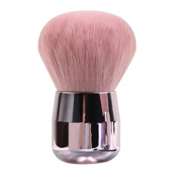 Custom Professional High Quality Pink Makeup Tools Unique Nail Brush with Large Foundation Blush Single Handle