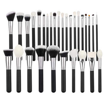 30pcs professional makeup brush set use for face can be print owner label