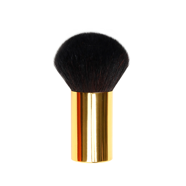 High-end electroplated handle with black color hair power brush