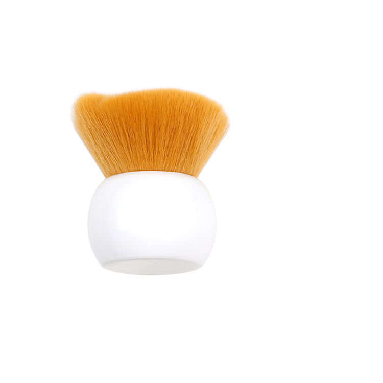 Wooden handle with cat paw fur design