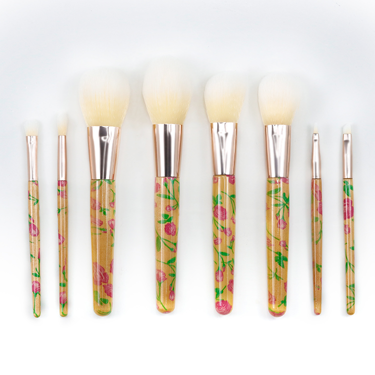 Heat transfer printing process handle special style makeup brush tool