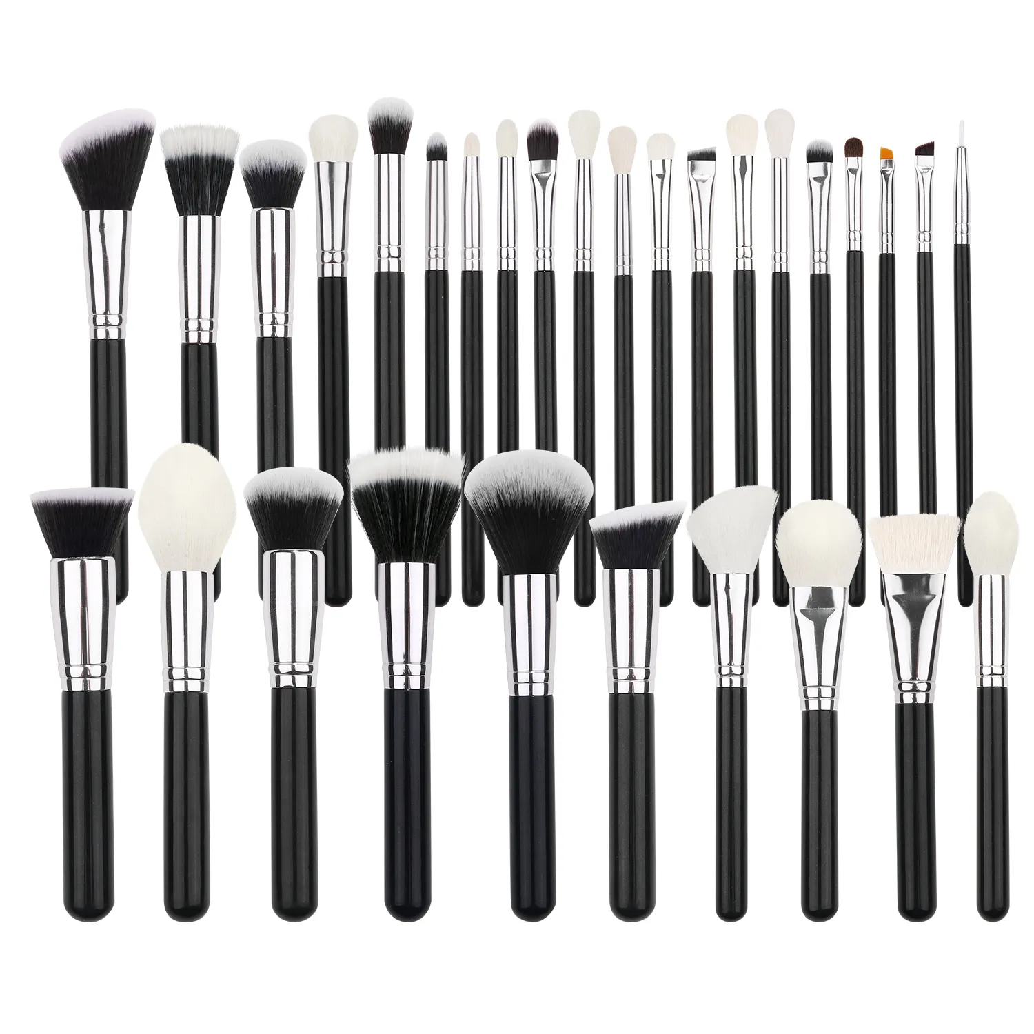 30pcs professional makeup brush set use for face can be print owner label